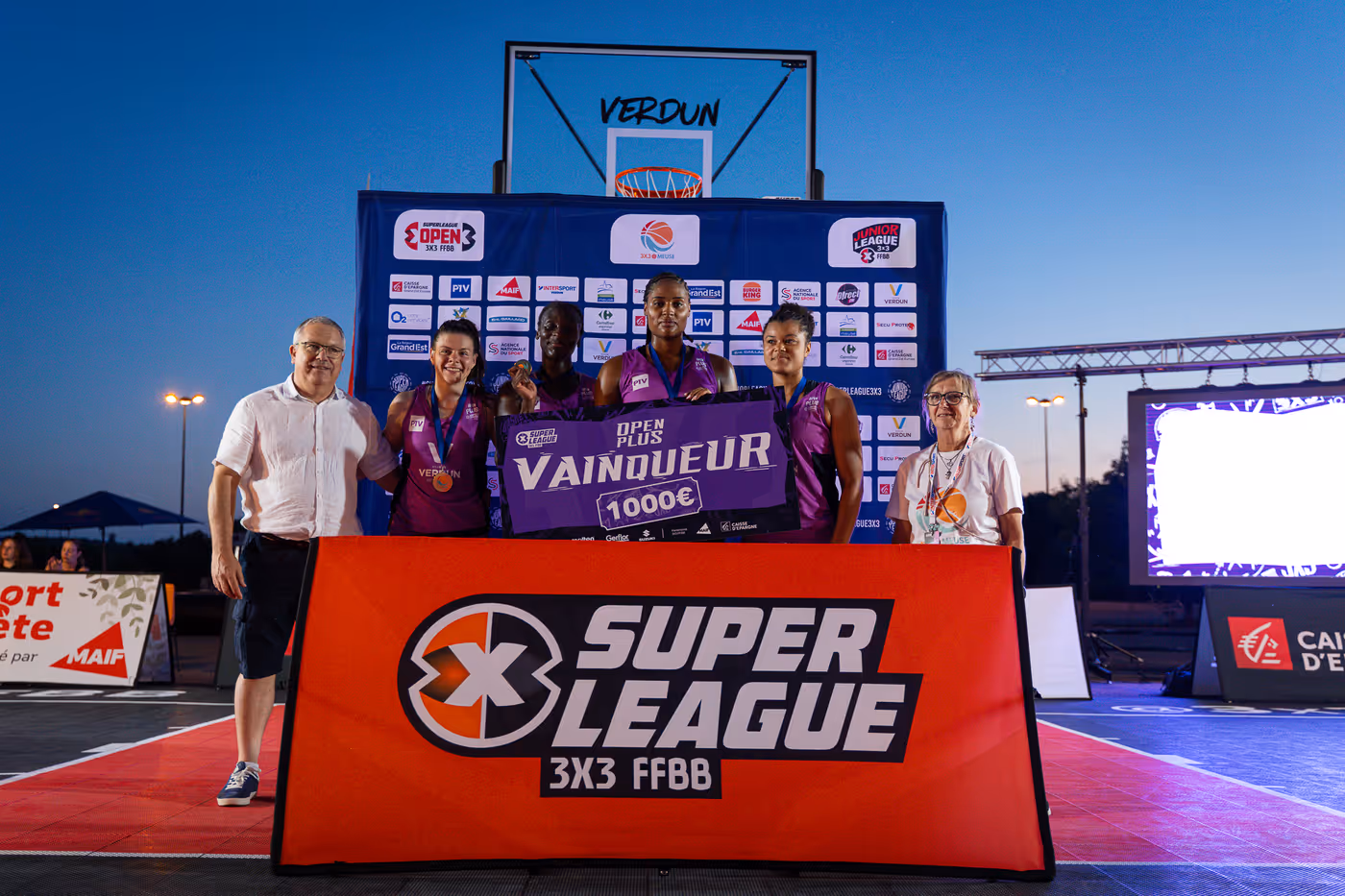 Vainqueur Fille Verdun Super League   3x3