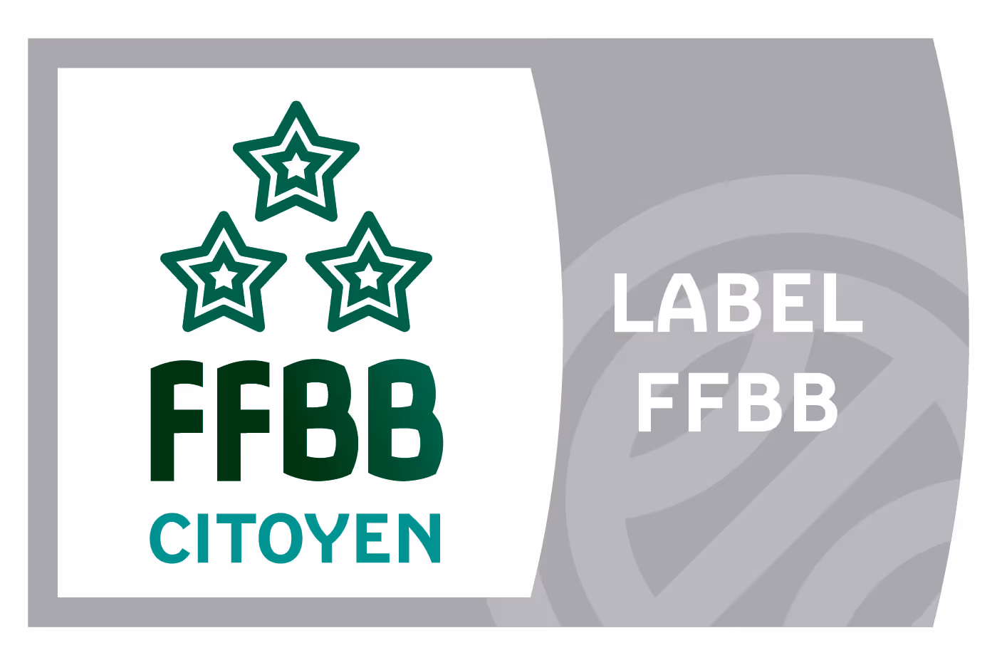 Cartouche Label Ffbb Citoyen Horizontal 3 Stars