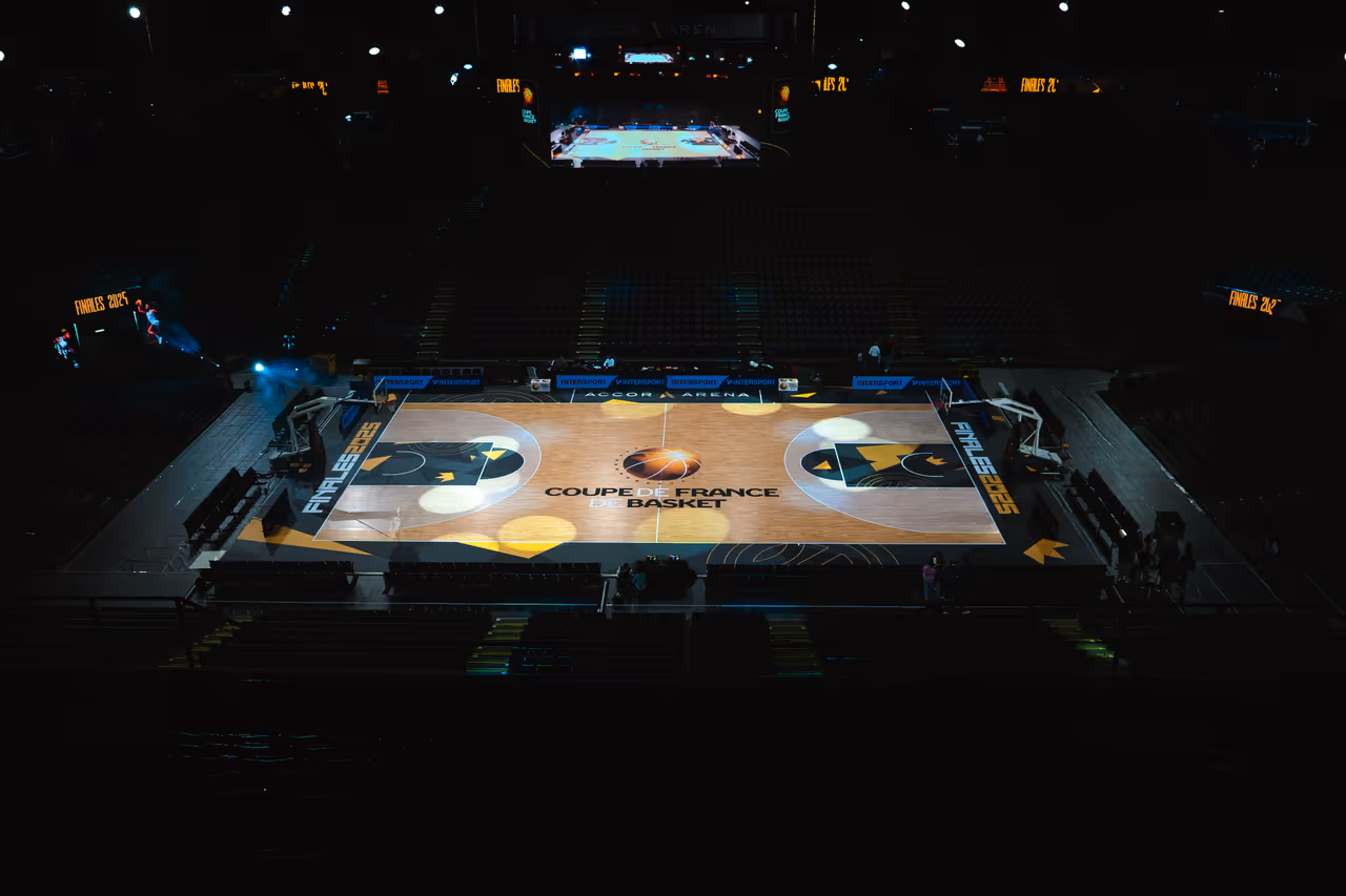 L'Accor Arena en mode Coupe de France