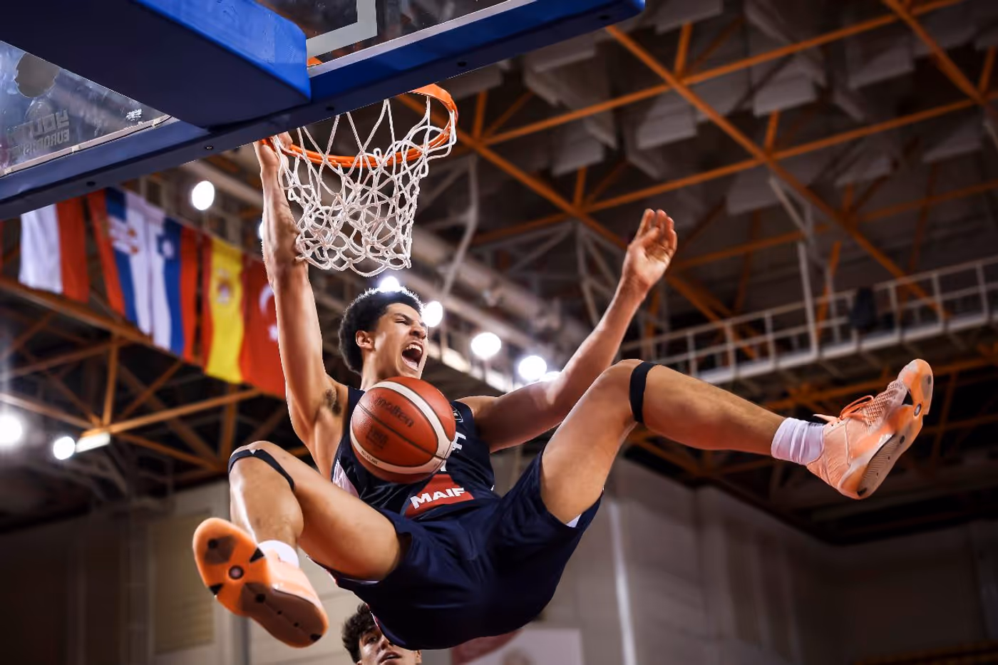 Eurobasket U16m 2024 Finale Fra Esp Cameron Houindo