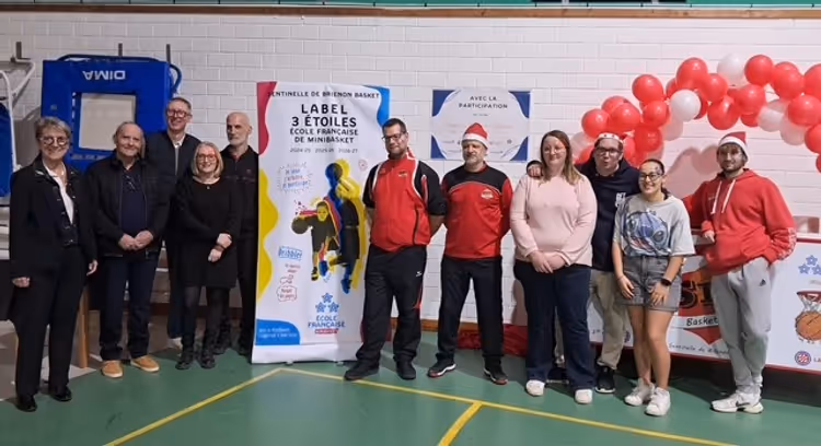 3 étoiles pour le club Sentinelle de Brienon Basket