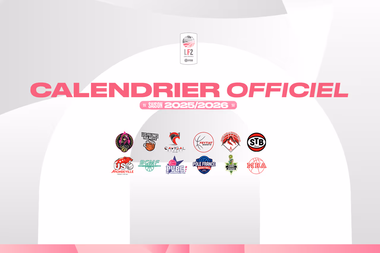 Le calendrier 2025/2026 de LF2 dévoilé