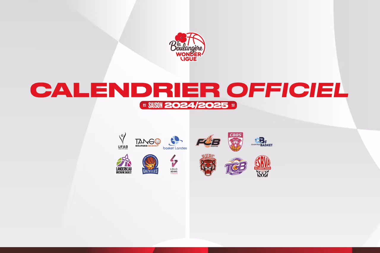 Le calendrier 2024-2025 est connu