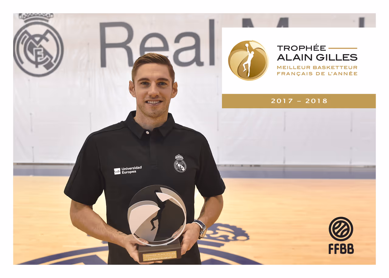 Fabien Causeur remporte le Trophée Alain Gilles 2018