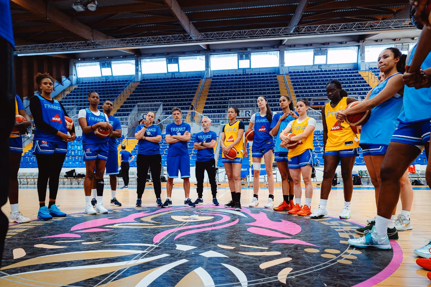 Préparation Eurobasket Féminin 2025   Entrainement Reims