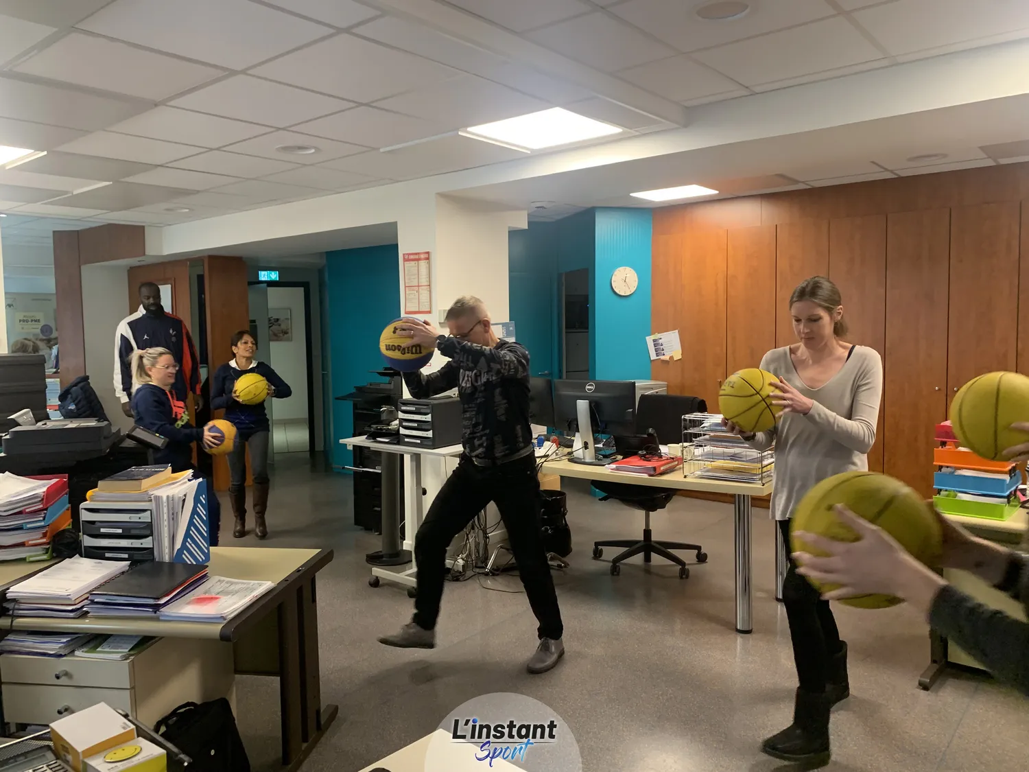 En Moselle, le basket s'invite dans les bureaux