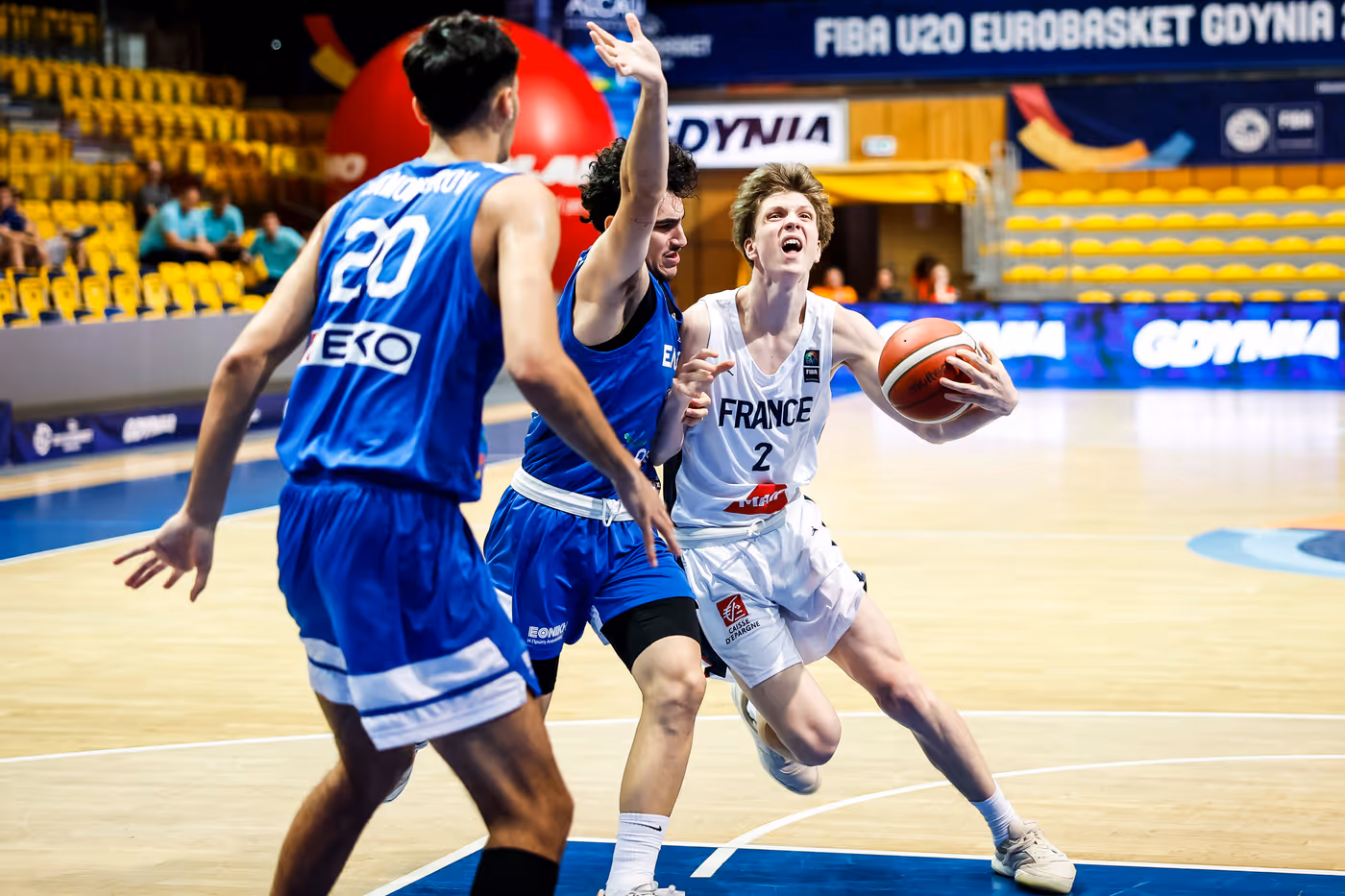 Eurobasket U20m 2024 1 2f Fra Gre Roman Domon