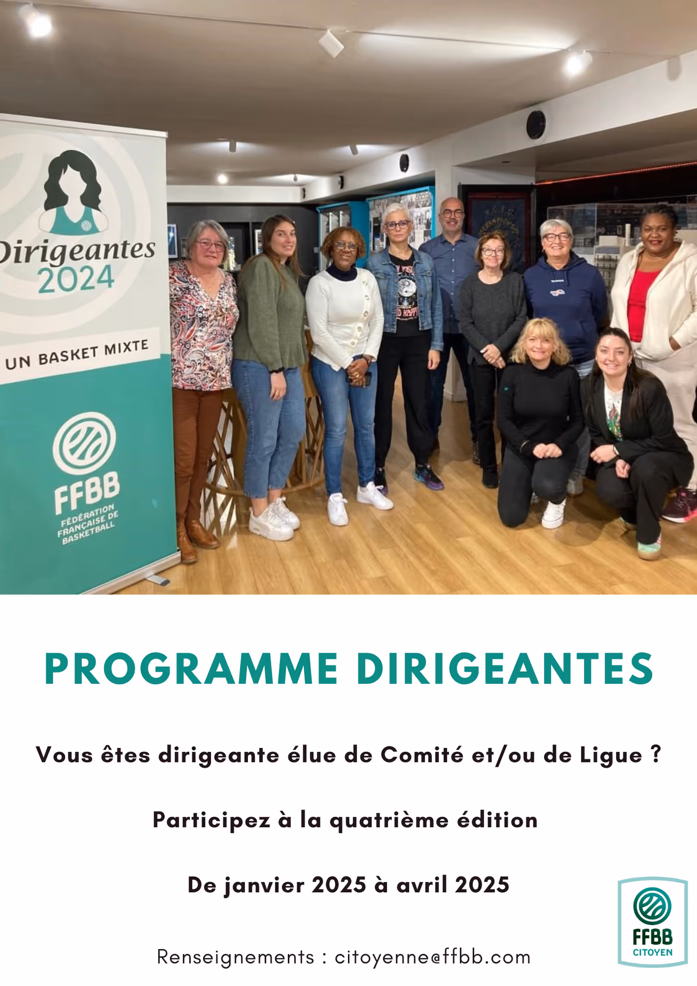 Affiche Dirigeantes 2024 24 25